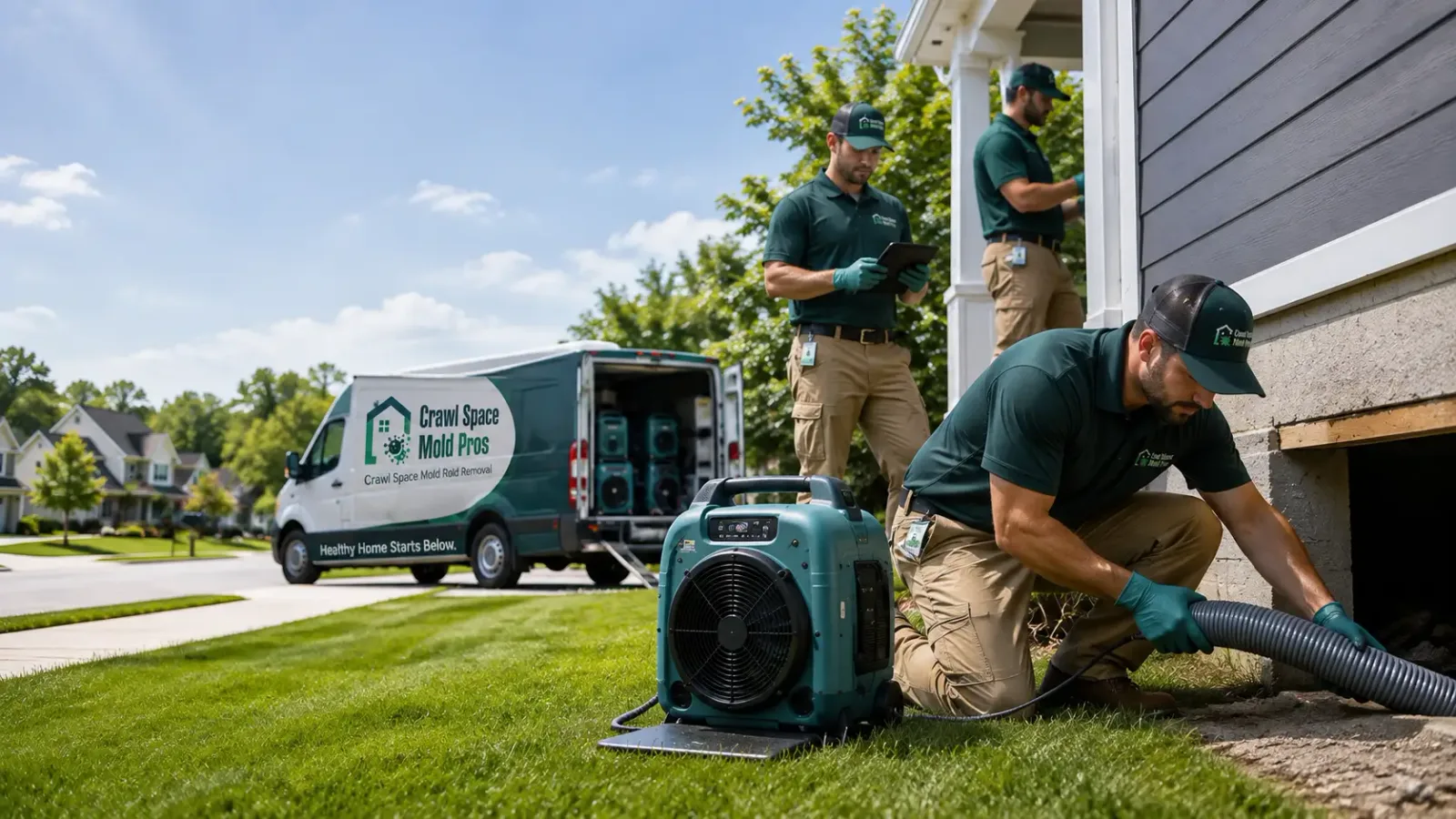 Crawl Space Mold Removal in New Britain, CT